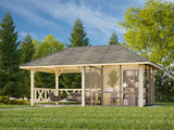 Bianca 204/504 (6x3m | 16.6m2) Garden Room With 3 Glass Walls And a Gazebo (Double Glazing Available)