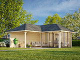 Bianca 212/512 (6x6m | 24.9m2) Glass Garden Room With Sliding Doors (Double Glazing Available)