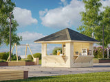 Bianca 106 (3x3m | 8.3m2) Kiosk With Three Hatches