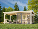 Lenna 404/704 (6x3m | 16.6m2) Glass Garden Room With Sliding Doors (Double Glazing Available)
