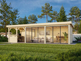 Lenna 419/719 (9x3m | 24.9m2) Glass Garden Room With Sliding Doors (Double Glazing Available)