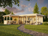 Lenna 421/721 (9x6m | 33.2m2) Glass Garden Room With Sliding Doors (Double Glazing Available)