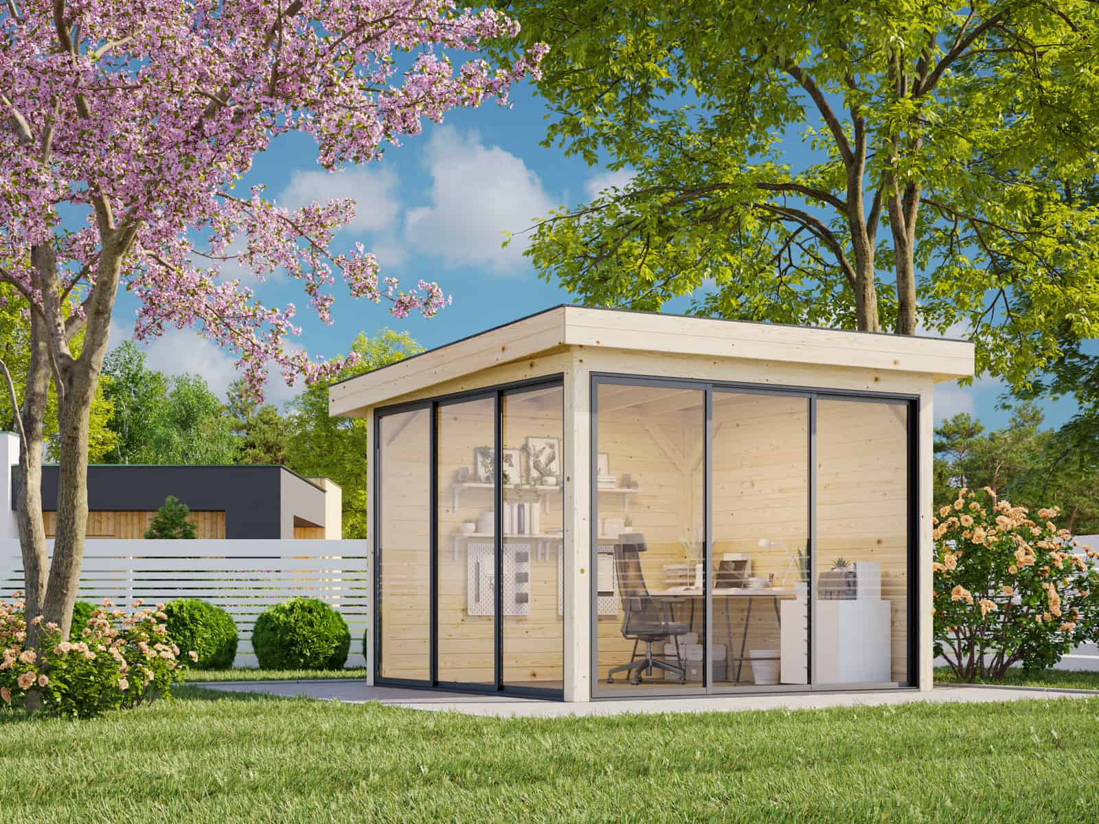 Lenna 401/701 (3x3m | 8.3m2) Glass Garden Room With Sliding Doors (Dou