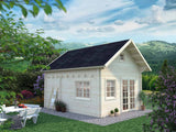 Kendra (4.2x5.2m | 18.4m2 | 70mm) Log House with Loft Space