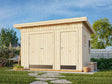 Kalle S (3.4x2.2m | 6.6m2) Modern Pent Storage Shed - Palmako UK