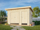 Kalle S (3.4x2.2m | 6.6m2) Modern Pent Storage Shed - Palmako UK