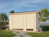 Olaf S (3.4x2.2m | 6.6m2) Contemporary Timber Garden Shed - Palmako UK