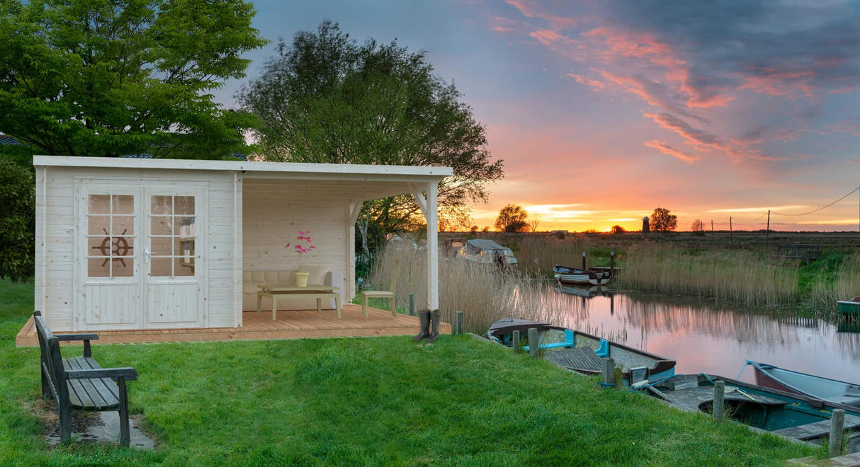 Ella (5.5x3.2m | 6.9+8.2m2 | 28mm) Roof Summer House