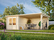 Ella (6.1x3.2m | 6.9+10.0m2 | 28mm) Roof Summer House - Palmako UK