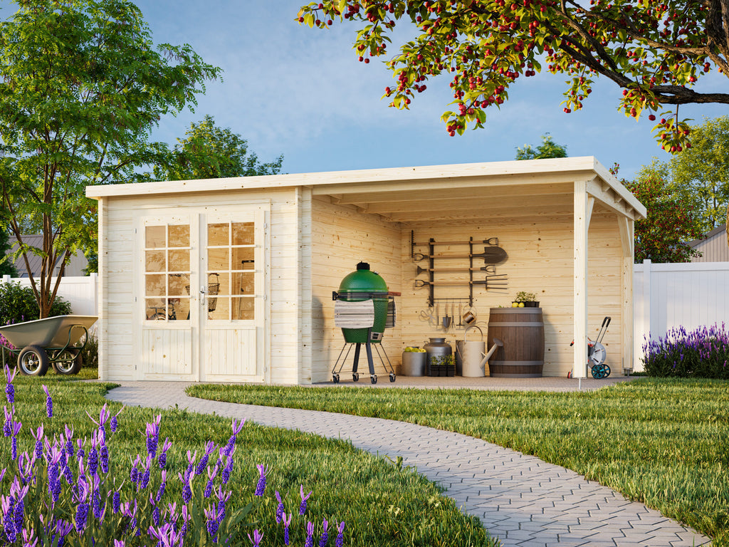 Ella (5.5x3.2m | 6.9+8.2m2 | 28mm) Roof Summer House - Palmako UK