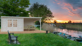 Ella (6.1x3.2m | 8.7+8.2m2 | 28mm) Roof Summer House