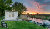 Ella (3.2x3.2m | 8.7m2 | 28mm) Pent Roof Garden House