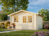 Klara M (3.5x3m | 10.4m2 | 28mm) Compact Garden Log Cabin