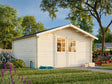 Lotta L (4x4m | 13.9m2 | 34mm) Traditional Square Garden Log Cabin - Palmako UK