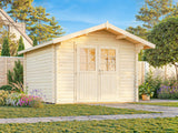 Sally S (3x3.6m | 10.2m2 | 44mm) Compact Nordic Style Traditional Log Cabin - Palmako UK
