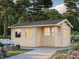 Susanna S (5.3x3.2m | 12.4m2 | 44mm) Traditional Homestead Log Cabin - Palmako UK