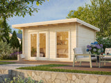 Heidi S (4.1x3m | 11.7m2 | 44mm) Modern Light Garden Room - Palmako UK