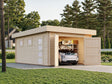 Rasmus (3.6x5.5m | 19.0m2 | 44mm) with Wooden Gate - Palmako UK