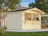 Stella M (3.2x2.6m | 8.2m2) Garden Drinks Bar - Palmako UK