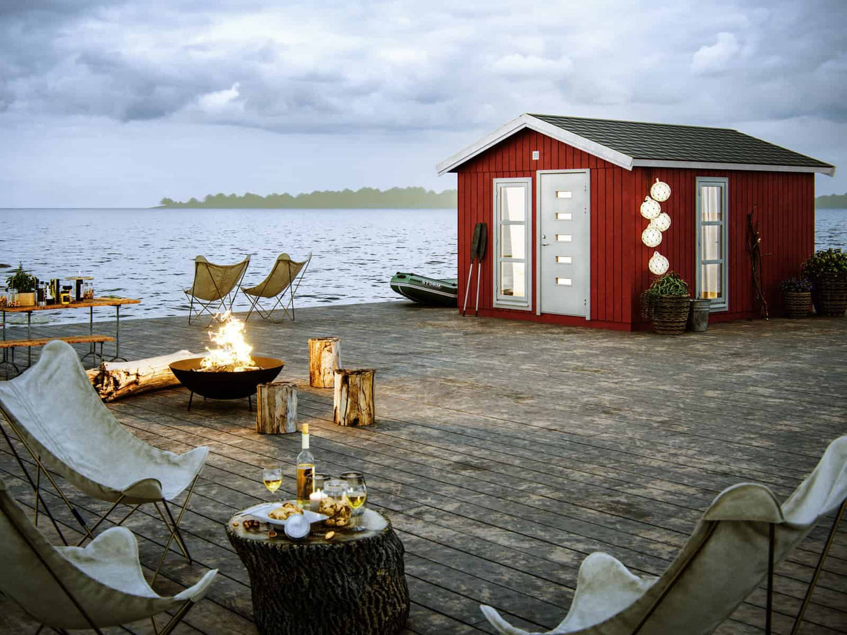 Ly (3.3x4.5m | 13.6m2) Modern Timber Garden Office
