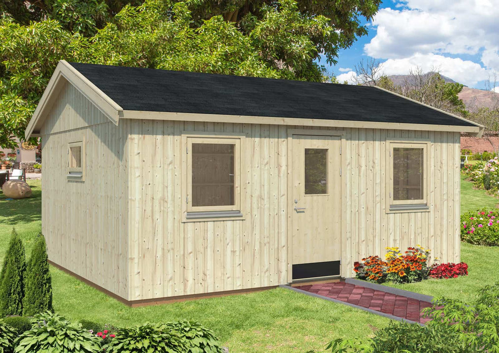 Pernilla (4.5x5.5m | 21.5m2) Spacious Modern Garden Office - Palmako UK