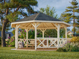 Betty M (18.0m2) Octagonal Wooden Garden Gazebo - Palmako UK