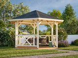 Betty S (9.9m2) Hexagonal Garden Gazebo - Palmako UK