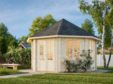 Hanna (4.2m diameter | 14.1m2 | 44mm) Octagonal Summer House Pavilion - Palmako UK