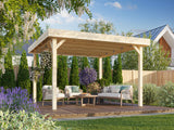 Lucy (3.5x3.5m | 12.2m2) Modern Square Timber Gazebo