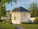Veronica 4 (3.4x4.1m | 9.2m2 | 34mm) Octagonal Garden Pavilion - Palmako UK