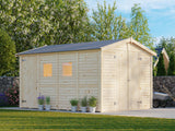 Dan M (2.7x3.7m | 9.9m2) Two Room Storage Shed - Palmako UK
