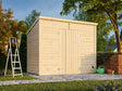 Leif M (2.7x1.7m | 4.5m2) Practical Garden Shed - Palmako UK
