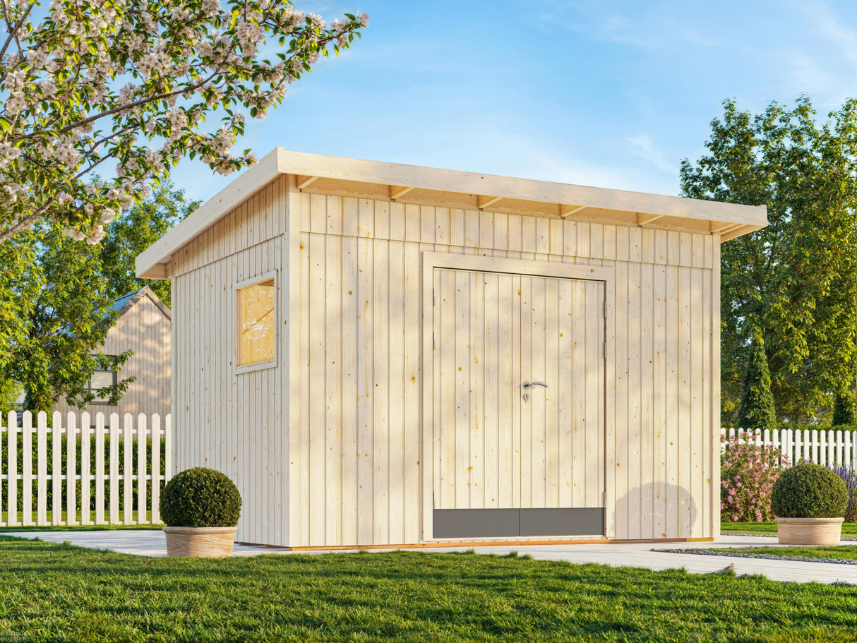 Stig (3.5x2.4m | 8.2m2) Sturdy and Secure Shed for Garden Storage