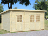 Schönstadt_28 (4,47x3m | 11,5m2 | 28mm) Log Shed - Palmako UK