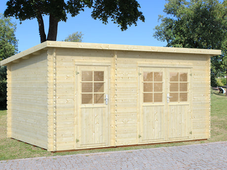 Schönstadt_28 (4,47x3m | 11,5m2 | 28mm) Log Shed - Palmako UK