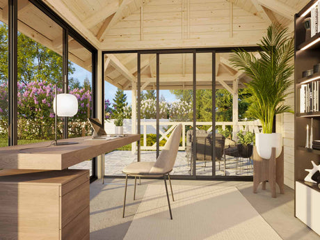Bianca 204/504 (6x3m | 16.6m2) Garden Room With 3 Glass Walls And a Gazebo (Double Glazing Available)