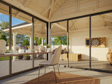 Bianca 210/510 (6x6m | 24.9m2) Corner Garden Room With Large Gazebo (Double Glazing Available)