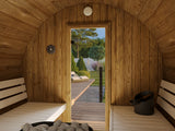 ANITA Thermo M (2,2x2,5m|1,3m2|42mm) Thermowood Barrel Sauna