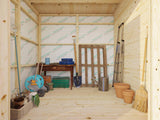 Olaf S (3.4x2.2m | 6.6m2) Contemporary Timber Garden Shed - Palmako UK