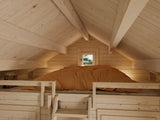 Sandra M (6.1x4.1m | 29.9m2 | 44mm) Three Room Traditional Holiday Log Cabin - Palmako UK