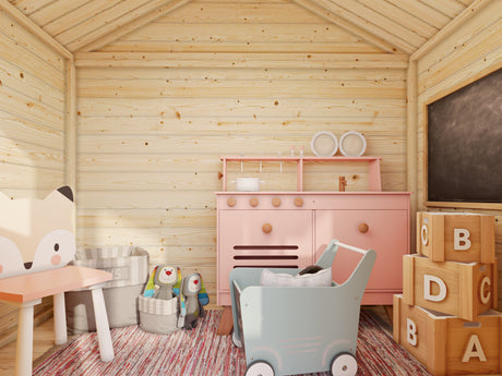 Toby (1.8x1.2m | 2.1m2 | 16mm) Playhouse - Palmako UK