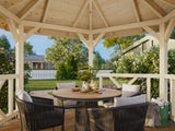 Betty S (9.9m2) Hexagonal Garden Gazebo - Palmako UK