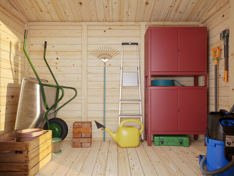 Leif M (2.7x1.7m | 4.5m2) Practical Garden Shed