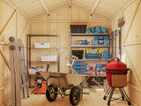 Marcus (2.3x2.4m | 6.5m2) Garden Shed With Log Store