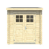 BELAIA 4,9m2 Pentroof - 28 mm Compact Log Shed - Palmako UK