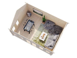 Claudia XL (5.5x4m | 19.4m2 | 44mm) Clockhouse Log Cabin