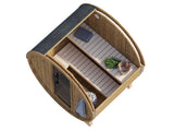 ANITA Thermo S (2x1,6m|0,9m2|42mm) Thermowood Barrel Sauna