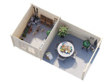 Ella (6.1x3.2m | 6.9+10.0m2 | 28mm) Roof Summer House - Palmako UK