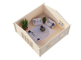 Irene XXL (5.6x5.6m | 27.7m2 | 70mm) Summer House Log Cabin - Palmako UK