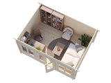 Lisa S (4x3m | 11.5m2 | 34mm) Pent Timber Garden Room